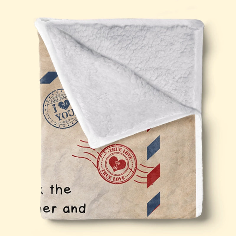 Custom Blanket - Personalized Anniversary Wedding Gifts For Husband And Wife, Him And Her - Together Feels Honest And True