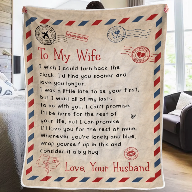 Custom Blanket - Personalized Anniversary Wedding Gifts For Husband And Wife, Him And Her - Together Feels Honest And True