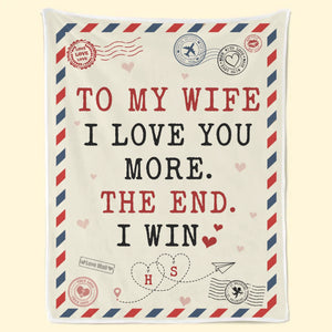 Custom Blanket - Personalized Anniversary Wedding Gifts For Husband And Wife, Him And Her - You Are My Chosen Calm