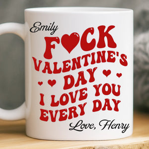 Custom Mug - Personalized Anniversary Valentine Wedding Gifts For Husband And Wife, Him And Her - My One And Only
