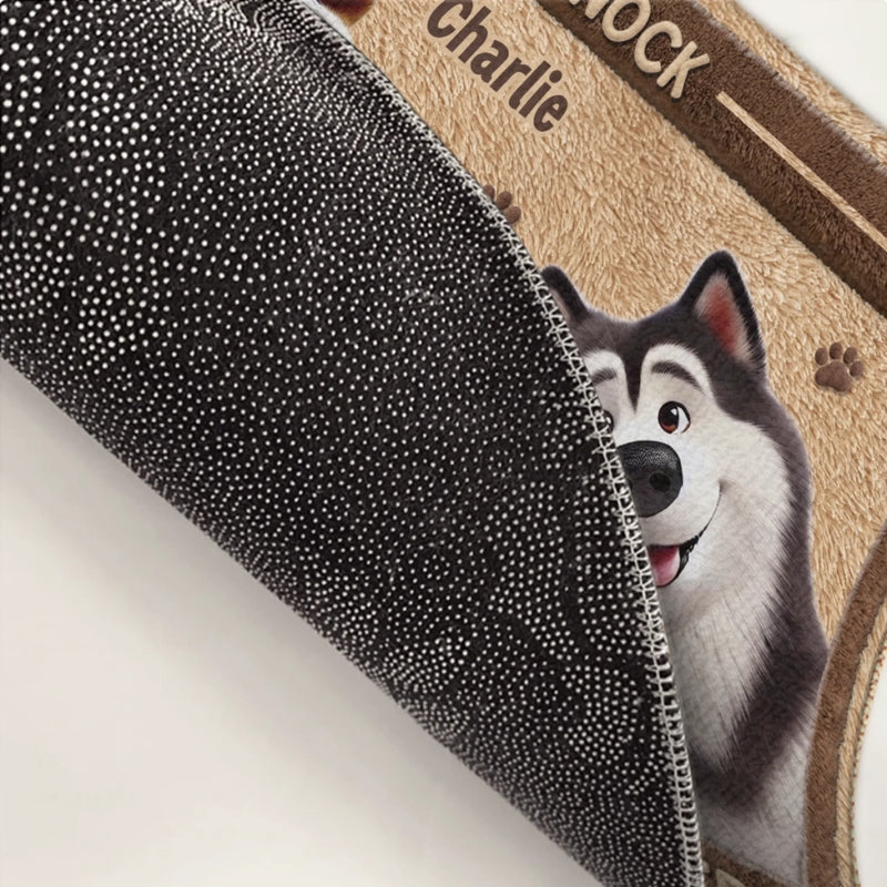 Custom Home Decor Decorative Mat - Personalized Birthday Gifts For Dog Lovers, Dog Dad And Mom - House Full Of Paws