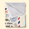 Custom Blanket - Personalized Mother's Day Gifts For Mom, Grandma - A Hug From Me