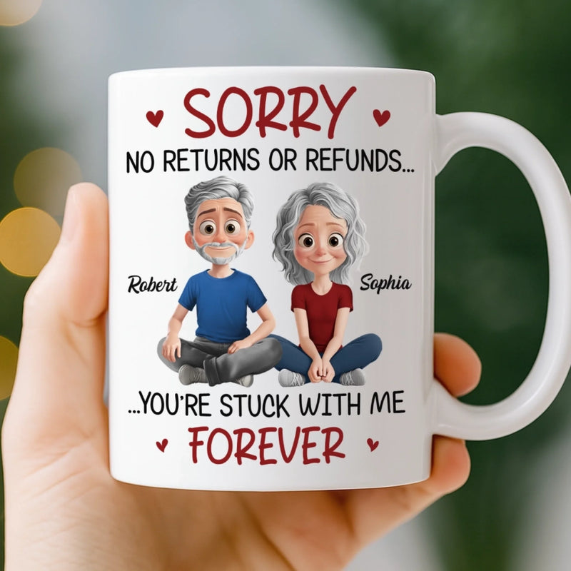 Custom Mug - Personalized Anniversary Wedding Gifts For Husband And Wife, Him And Her - Our Bond Holds Strong