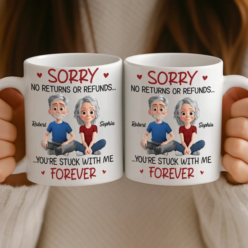 Custom Mug - Personalized Anniversary Wedding Gifts For Husband And Wife, Him And Her - Our Bond Holds Strong