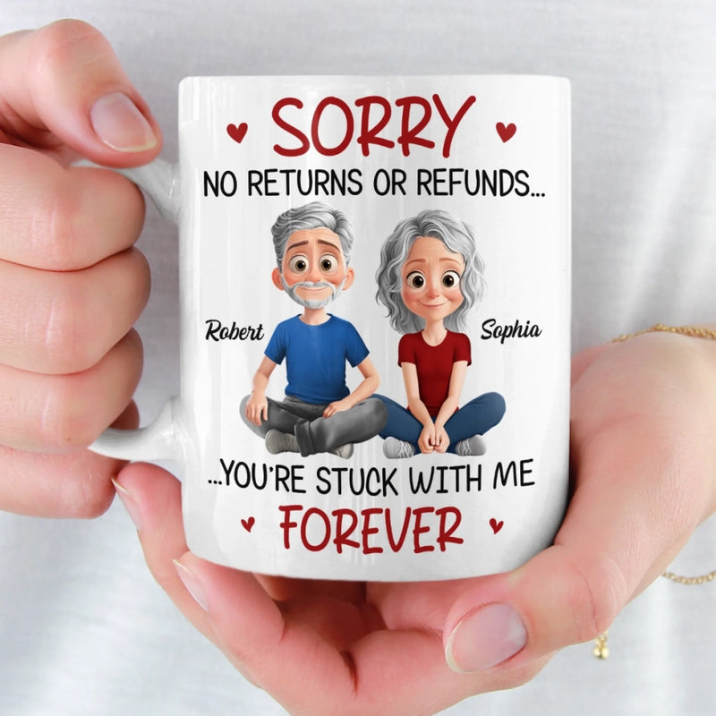 Custom Mug - Personalized Anniversary Wedding Gifts For Husband And Wife, Him And Her - Our Bond Holds Strong
