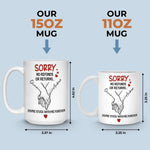 Custom 3D Inflated Effect Printed Mug - Personalized Anniversary Wedding Gifts For Husband And Wife, Him And Her - Side By Side Feels Natural
