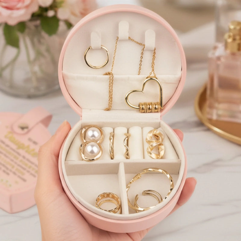 Custom Jewelry Box With Handle - Personalized Birthday Gifts For Mom, Daughter - Always Proud Of You