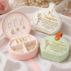 Custom Jewelry Box With Handle - Personalized Birthday Gifts For Mom, Daughter - Always Proud Of You