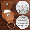 Custom Pocket Hug - Personalized Anniversary Wedding Gifts For Husband And Wife, Him And Her - Together Feels Calm Always