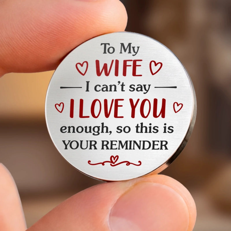 Custom Pocket Hug - Personalized Anniversary Christmas Wedding Gifts For Husband And Wife, Him And Her - A Piece Of Me For You To Hold