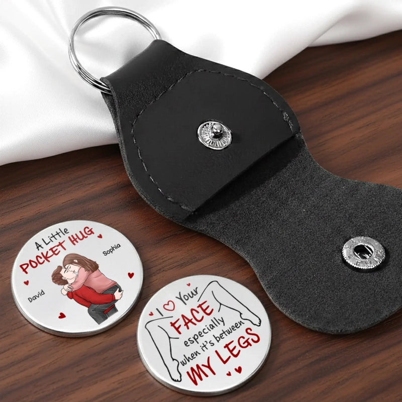 Custom Pocket Hug - Personalized Anniversary Wedding Gifts For Husband And Wife, Him And Her - Together We Always Choose Us