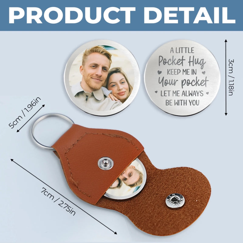 Custom Photo You Are My Forever, So Let Me Always Be With You - Couple Personalized Custom Pocket Hug - Gift For Husband Wife, Anniversary