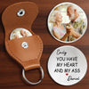 Custom Photo Pocket Hug - Personalized Anniversary Wedding Gifts For Husband And Wife, Him And Her - This Little Hug Holds All My Love