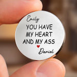 Custom Photo Couple Gifts - Personalized Pocket Hug