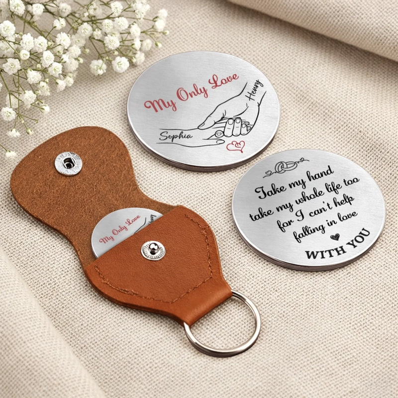 Custom Pocket Hug - Personalized Anniversary Wedding Gifts For Husband And Wife, Him And Her - Choosing You Comes Easy