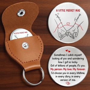 Custom Pocket Hug - Personalized Anniversary Wedding Gifts For Husband And Wife, Him And Her - Always Holding You Close