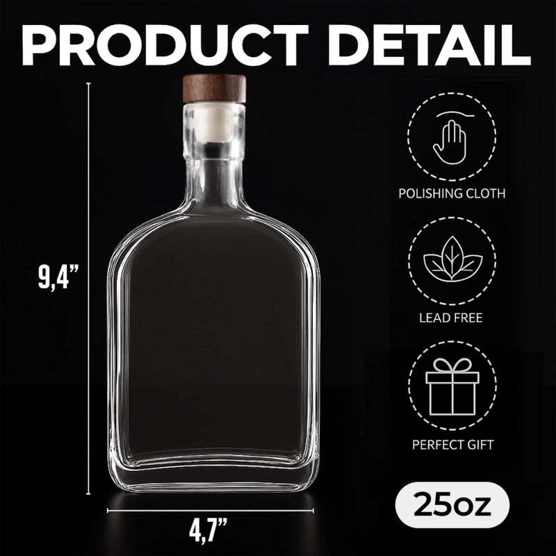 Custom Whiskey Bottle - Personalized Anniversary Wedding Gifts For Husband And Wife, Him And Her - Forever Feels Right