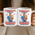 Custom 3D Inflated Effect Printed Mug - Personalized Anniversary Wedding Gifts For Husband And Wife, Him And Her - You’re Welcome, Handsome