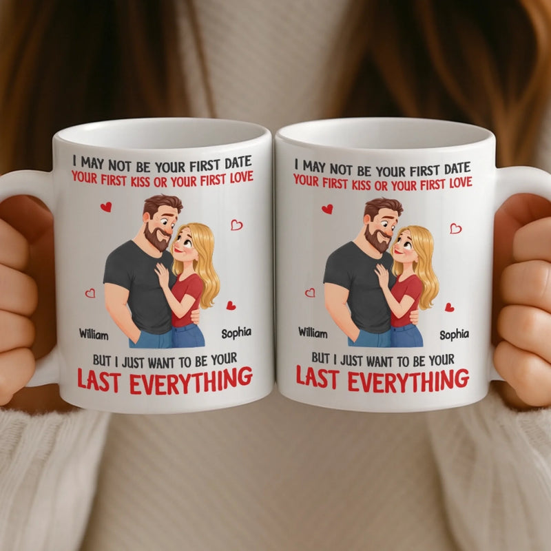 Custom Mug - Personalized Anniversary Wedding Gifts For Husband And Wife, Him And Her - Congrats, I’m The Prize