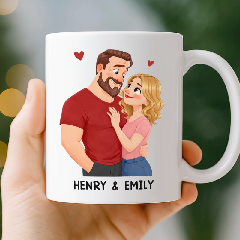 Custom Mug - Personalized Anniversary Wedding Gifts For Husband And Wife, Him And Her - Annoying You For Life