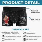 Custom Photo Boxer Briefs, Men's Boxers - Personalized Anniversary Wedding Gifts For Husband And Wife, Him And Her - Made Just For You