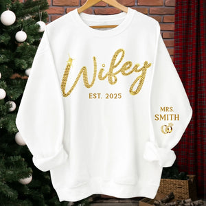 Custom Unisex Sweatshirt, Hoodie With Design On Sleeve - Personalized Anniversary Wedding Gifts For Husband And Wife, Him And Her - You Make Life Feel Kinder