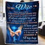 Custom Blanket - Personalized Anniversary Wedding Gifts For Husband And Wife, Him And Her - Side By Side Feels Natural