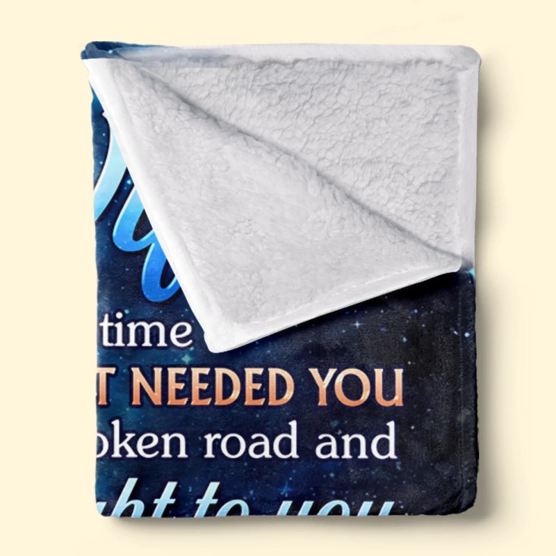 Custom Blanket - Personalized Anniversary Wedding Gifts For Husband And Wife, Him And Her - Side By Side Feels Natural