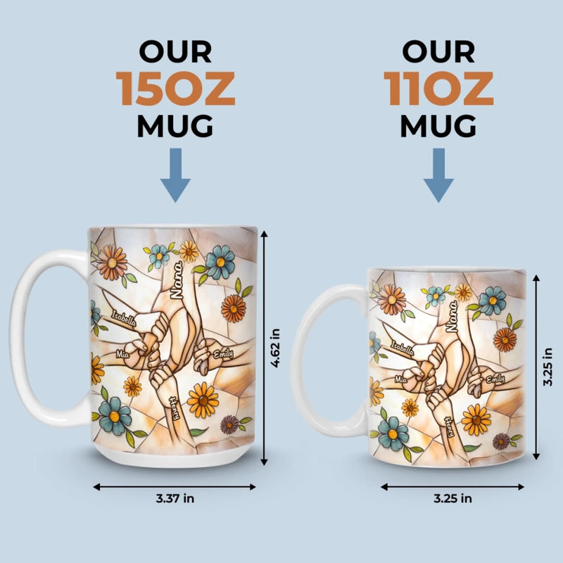 Custom 3D Inflated Effect Printed Mug - Personalized Mother's Day Gifts For Mom, Grandma - Sparkle Every Day
