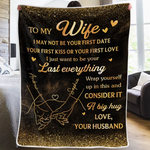 Custom Blanket - Personalized Anniversary Wedding Gifts For Husband And Wife, Him And Her - We Belong In This Moment