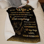 Custom Blanket - Personalized Anniversary Wedding Gifts For Husband And Wife, Him And Her - We Belong In This Moment