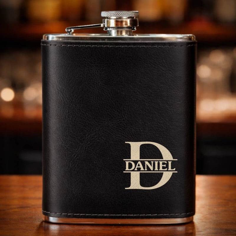 Custom Hip Flask Set - Personalized Anniversary Wedding Gifts For Husband And Wife, Him And Her - You Are My Daily Yes