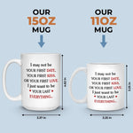 Custom Mug - Personalized Anniversary Wedding Gifts For Husband And Wife, Him And Her - Sip Love Repeat