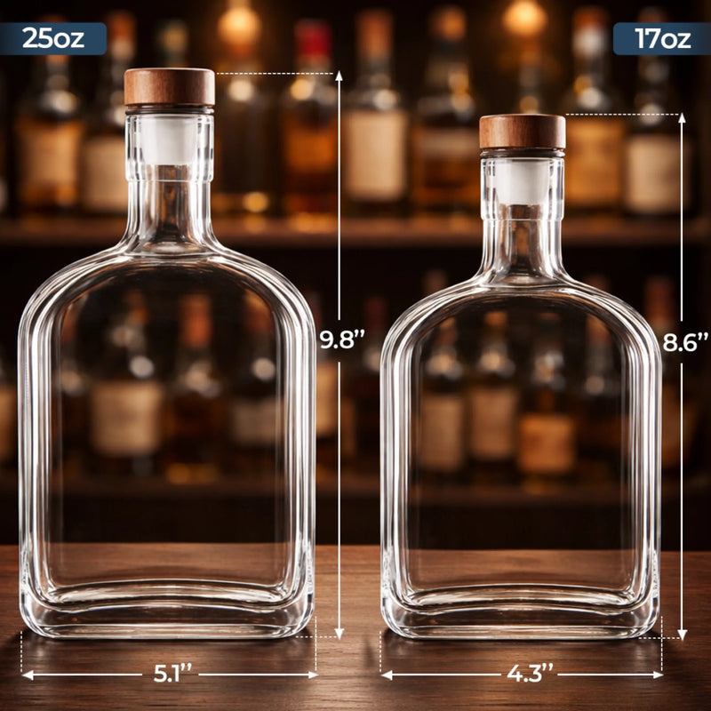 Custom Whiskey Bottle - Personalized Anniversary Wedding Gifts For Husband And Wife, Him And Her - Love You Everyday
