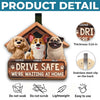 Custom Car Visor Clip - Personalized Birthday Gifts For Dog Lovers, Dog Dad And Mom - Drive Safe Always