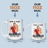 Custom Mug - Personalized Anniversary Wedding Gifts For Husband And Wife, Him And Her - Side By Side Feels Easy