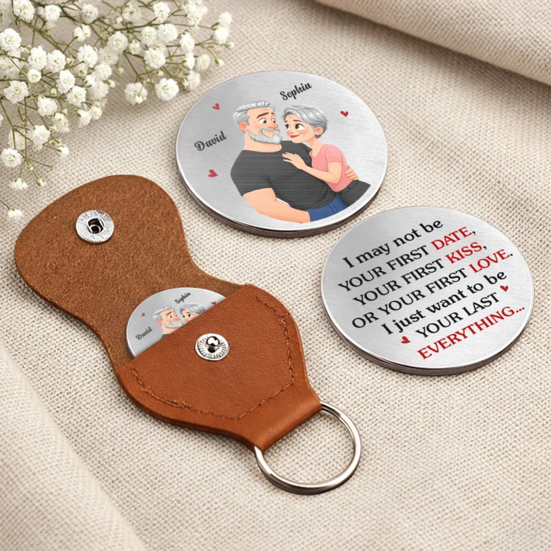 Custom Pocket Hug - Personalized Anniversary Wedding Gifts For Husband And Wife, Him And Her - Together We Choose Us