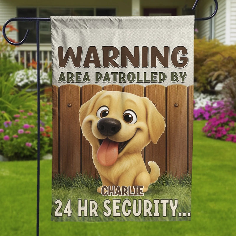 Custom Flag - Personalized Birthday Gifts For Dog Lovers, Dog Dad And Mom - Guarded By Dogs