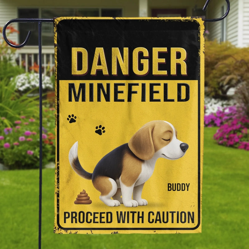Custom Flag - Personalized Birthday Gifts For Dog Lovers, Dog Dad And Mom - Paws On Guard