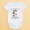Custom First Mother's Day Baby Onesie - Personalized Baby Shower, Gender Reveal Gifts For New Moms, New Dads, New Parents - Our Greatest Gift