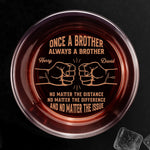 Custom Whiskey Glass - Personalized Birthday Gifts For Brother - Growing Stronger Together Always