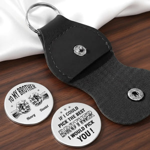Custom Pocket Hug - Personalized Birthday Gifts For Brother - Brothers Built By Shared Moments