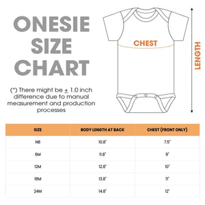 Custom First Mother's Day Baby Onesie - Personalized Baby Shower, Gender Reveal Gifts For New Moms, New Dads, New Parents - Loved From Day One