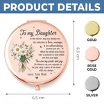 Custom Compact Mirror - Personalized Birthday Gifts For Daughter, Granddaughter - You Are My Pride And Joy