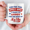 Custom Mug - Personalized Anniversary Wedding Gifts For Husband And Wife, Him And Her - One Love One Life