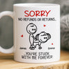 Custom Mug - Personalized Anniversary Wedding Gifts For Husband And Wife, Him And Her - Better Together