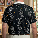 Custom All Over Print Polo Shirt - Personalized Birthday Gifts For Dad, Grandpa - Forever Family Man