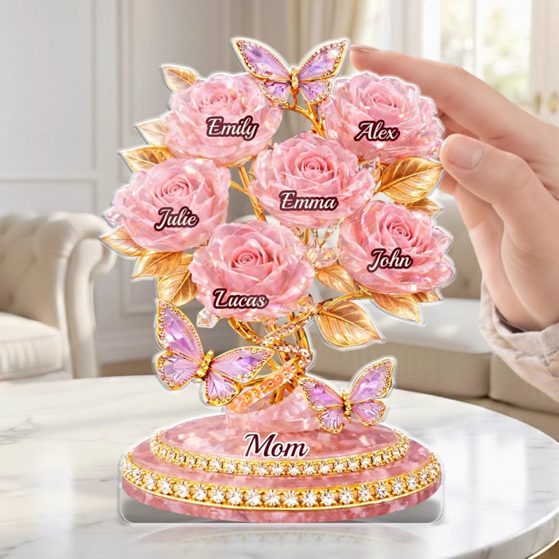 Custom Acrylic Plaque - Personalized Mother's Day Gifts For Mom, Grandma - Her Love Feels Like Home