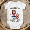 Custom Baby Onesie - Personalized Baby Shower, Gender Reveal Gifts For New Moms, New Dads, New Parents - Tiny Hands Big Dreams