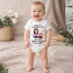 Custom Baby Onesie - Personalized Baby Shower, Gender Reveal Gifts For New Moms, New Dads, New Parents - Tiny Hands Big Dreams